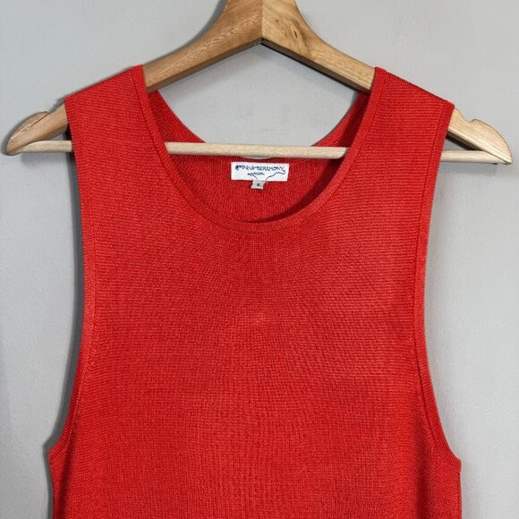 Opening Ceremony Knit Pleated Mini Dress Womens Small Orange Cocktail Party Chic - Picture 5 of 11